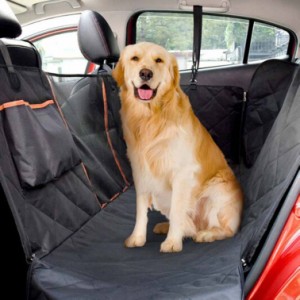 ドライブシート 犬 後部座席用 シートカバー 幅137cm メッシュ窓 収納ポケット付き 防水 座席カバー 車 シート 大型 ペット用ドライブシ