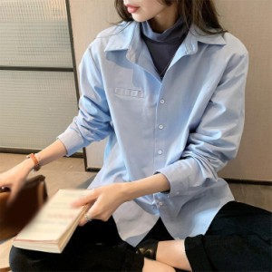 カッター シャツ 長袖 ワイシャツ レディース オフィス ブラウス ノーアイロン 厚手 上品 ビジネス OL 通勤 事務服 春秋冬 AYBTO