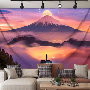 タペストリー 北欧 富士山 日本風景 鳥居 おしゃれ シンプル 和風 大判 癒し 部屋 飾り 飾り付け ポスター 背景布 ファブリックポスター 