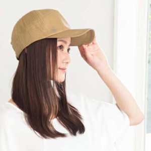 キャップ 帽子 レディース メンズ cap 凹凸のあるストライプ柄のキャップ 大きいサイズ 春 春夏 夏 コットン帽子 ぼうし 野球帽 無地 野