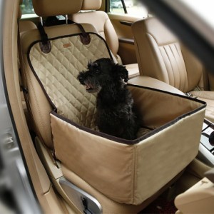 ペット用 犬用 猫用 ペットシートボックス シートベルト付き 車 車用 ペットベッド 安全 ペット用ドライブボックス 犬 小型犬 ドッグ 猫 
