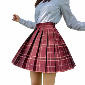 ミニスカート 制服 チェックスカート ミニスカ レディース プリーツスカート 大きいサイズ 女子高生 コスプレ 体型カバー ショート フレ