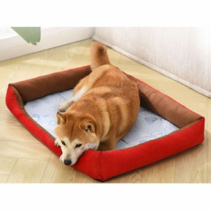 ペットベッド ペットソファー ペットクッション マット 夏 犬 猫 ベッド 洗える 涼しい 通気性いい 蒸れにくい ふわふわ かわいい 子犬 