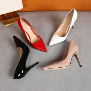 パンプス ハイヒール 10cm レディース ポインテッドトゥ ピンヒール レディース 歩きやすい high heels 美脚 通勤 結婚式 入学式 ポイン