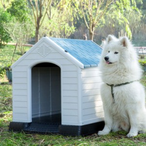 犬小屋 犬 ハウス 通気性 耐候性 4シーズン 屋外用 ペットハウス 防水 プラスチック 室内 ケージ 猫用品 組み立て型 犬ハウス 小型犬 ハ