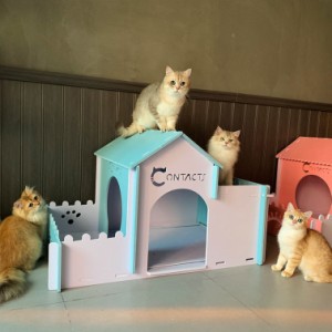 ペットハウス 屋外 猫 ハウス キャットハウス 猫小屋 犬小屋 外猫ハウス 防水 冬 夏 北欧 屋内 耐重 通気性 防寒 雨よけ プラスチック 小