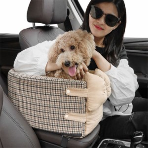 ドライブボックス 犬 車用 ベッド ペットベッド カー用品 ソファー 猫 小型犬 アームレスト コンソールボックス ペット用品 滑り止め 2WA