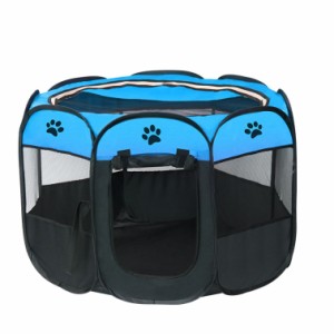 ペットサークル 室内 折畳み 犬 猫用 ペット テント 通気性 防水 ペットハウス 猫の分娩室 小型犬 子犬プレイペン コンパクト 屋根付き 
