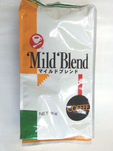 レギュラー コーヒー 【 粉・細挽き 】 マイルド ブレンド (お徳用 1kg 入り) (細挽き)