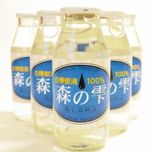 白樺樹液100% 森の雫 180ml×6本