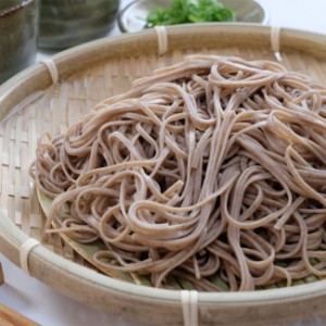 まるで生麺【花笠蕎麦】36人前（180ｇ・18把）【安達製麺】山形の乾麺そば