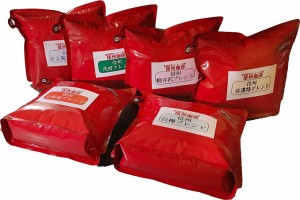 ●信州珈琲 【粉】 コーヒーお試しセット たっぷり6種類 各100g合計600g 【中挽】 ペーパードリップ用