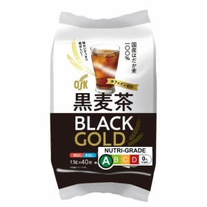 OSK(オーエスケー) 黒麦茶ティーパック BLACK GOLD(13g×40袋) ×4個