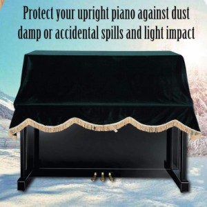 アップライトピアノカバー、ピアノ保護カバー、ピアノ用ソフトプルーシュクロス(blue)