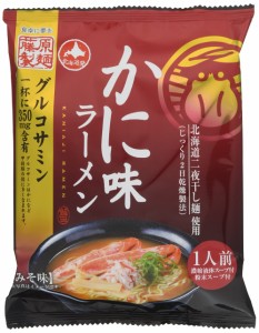 藤原製麺 かに味ラーメンみそ味 104.2g×10袋