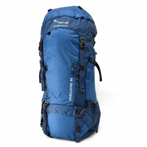 [Aconcagua] アコンカグア Bariloche バリローチェ 60l リュックサック バックパック 登山 大型 大容量 (ブルー)