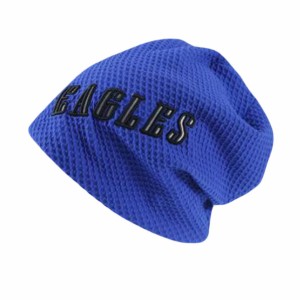 [JINFE] Free Size ニット 帽子 ニット帽 ポンポンニット帽 シルク帽子 小顔効果 ブルー 柔らかい ゆったり レディース 通気 ロー