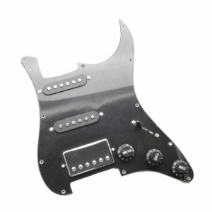Colaxi 交換用プッシュプルスイッチ付きのロードされたギターピックガードSSH