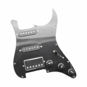 Kioware 交換するプッシュプルスイッチ付きのロードされたギターピックガードSSH