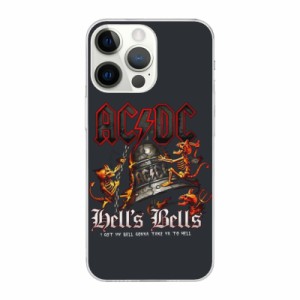 Iphone 14 Pro/Pro Maxカバー Acdc Hells Bells Tpu 保護ケース スマートフォンケース スマホカバー 耐衝撃 透