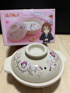 けいおん K-ON 土鍋 1人用 鍋 マシュマロ豆乳鍋 土鍋 ソロキャン