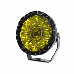 Xtahdge LED ワークライト 6000K 200W 7 インチ 車用ラウンドワークライト ドライビングライト IP68 防水スポットライト ト