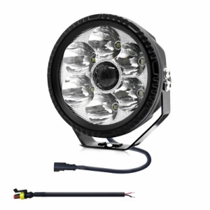 Xtahdge LED ワークライト 6000K 150W 5 インチ 車用ラウンドワークライト ドライビングライト IP68 防水スポットライト ト