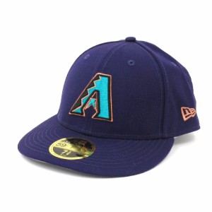 【中古】ニューエラ 59FIFTY LOW PROFILE MLB A アリゾナ ダイヤモンドバックス キャップ 紫 パープル 7 3/8 58.7cm