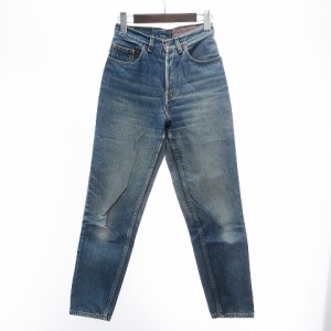 【中古】リーバイス Levi's 901 ヴィンテージ デニム パンツ テーパード ボタンフライ USED加工 インディゴ 27