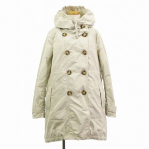 【中古】モンクレール MONCLER BAILLET フーデッドコート ダブル インナーダウン 2way 軽量 ライトグレー 2