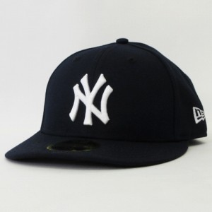 【中古】ニューエラ 59FIFTY LOW PROFILE LP MLB NY ニューヨーク・ヤンキース キャップ ネイビー ホワイト 7 1/2