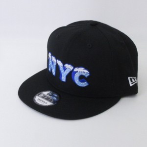 【中古】ニューエラ NEW ERA 9FIFTY SNAPBACK NYC ニューヨークシティ スナップバック ブラック MIDIUM-LARGE 帽子