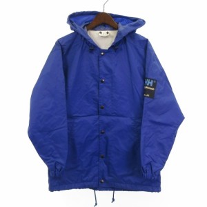 【中古】ヘリーハンセン HELLY HANSEN ヴィンテージ ナイロンジャケット コーチジャケット パーカー ブルー S ■GY31