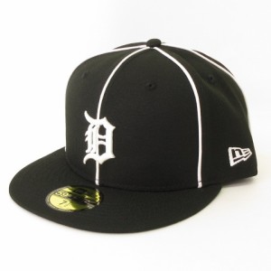 【中古】ニューエラ NEW ERA 59FIFTY MLB デトロイト タイガース キャップ ブラック ホワイト 7 1/2 59.6cm 帽子