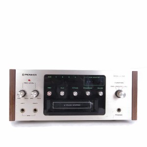 【中古】パイオニア Pioneer H-R99 8トラック ウッドコーンコンパクトコンポ ステレオカセットデッキ 茶 ジャンク