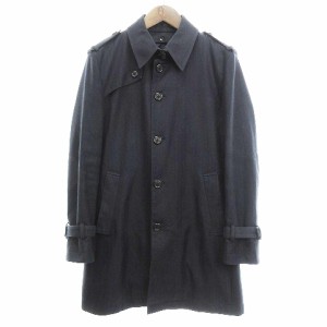 【中古】ダファー Duffer トレンチコート ショート ダウンライナー 2way ネイビー系 S アウター ■SM0 メンズ