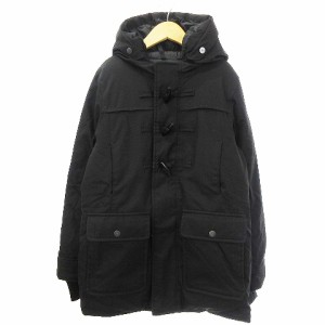 【中古】ノビス nobis ダウンコート ダッフル風 フード Sympatex 黒 ブラック XL 約120 男の子 アウター キッズ