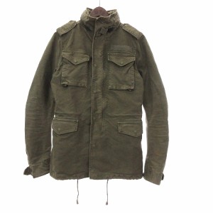 【中古】エーケーエム M-65 COLD WEATHER JACKET コールド ウェザージャケット コットン B161 カーキ M ■SM1