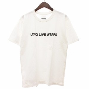 【中古】ダブルタップス WTAPS 美品 22SS LONG LIVE WTAPS Tシャツ カットソー 半袖 丸首 クルーネック プリント 02