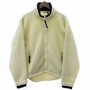 【中古】エルエルビーン L.L.BEAN ボアジャケット ブルゾン ハイネック オフホワイト 白 M位 ■SM1 メンズ