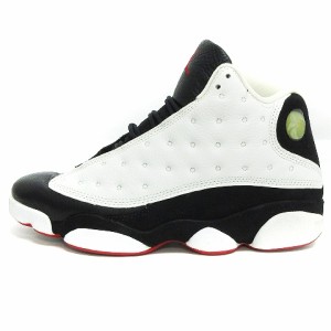 【中古】ナイキ 136002-132 97年製 AIR JORDAN 13 OG HE GOT GAME スニーカー ハイカット シューズ 9.5 ■SM ★AA☆