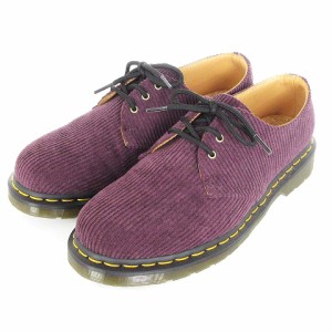 【中古】ドクターマーチン DR.MARTENS 美品 ダッチェス コーデュロイ 1461 3EYE SHOES 3ホール シューズ 紫 UK7 26位