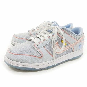 【中古】ナイキ UNION DUNK LOW Argon スニーカー ダンク パスポートパック アルゴン DJ9649-400 青 US10 28cm