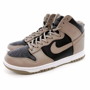 【中古】ナイキ WMNS Dunk High Moon Fossil ダンク ハイ ムーン フォッシル スニーカー DD1869-002 黒 ベージュ 28cm