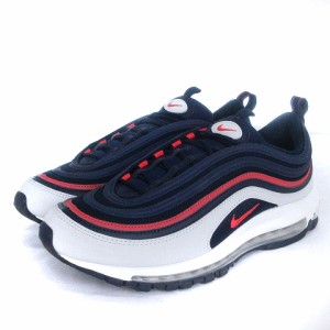 【中古】ナイキ NIKE エアマックス AIR MAX 97 スニーカー シューズ ローカット 921826-405 紺 ネイビー US9 27cm 靴