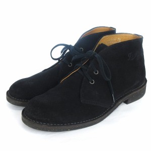 【中古】ダナー DANNER KALAMA CHUKKA チャッカブーツ スエード Vibram D212108 黒 ブラック 7.5 25.5cm位 靴 メンズ