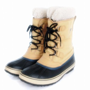 【中古】ソレル SOREL スノーブーツ シューズ ナイロン ワーク NM1440-373 ベージュ 27cm 靴 ■SM1 メンズ