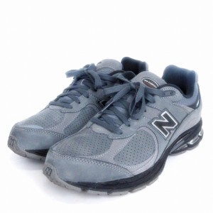 【中古】ニューバランス NEW BALANCE 美品 スニーカー ローカット スエード M2002REH 26.5cm グレー 靴 ■SM1 メンズ