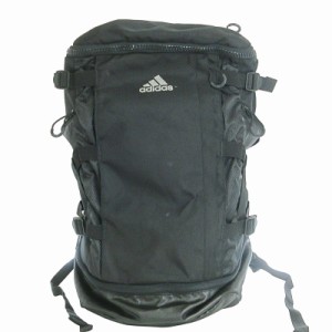 【中古】アディダス adidas OPS バックパック リュックサック 大容量 ロゴ AP2850 黒 ブラック 30L 鞄 ■SM1 メンズ