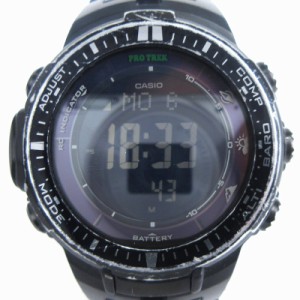【中古】カシオ プロトレック 腕時計 デジタル タフソーラー PRW-30001AJF 黒 ブラック ウォッチ ■SM1 メンズ